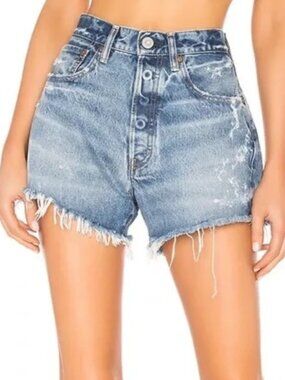 Moussy Vintage Distressed Denim Shorts – Size 27